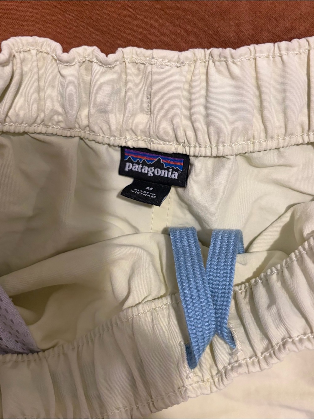 Butter Yellow Patagonia Barely Baggies Shorts 2.5” - Picture 4 of 5